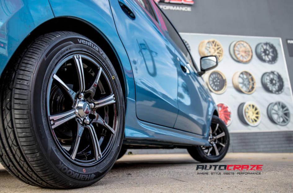 MITSUBISHI MIRAGE FLEXX BLACK MACHINED FACE